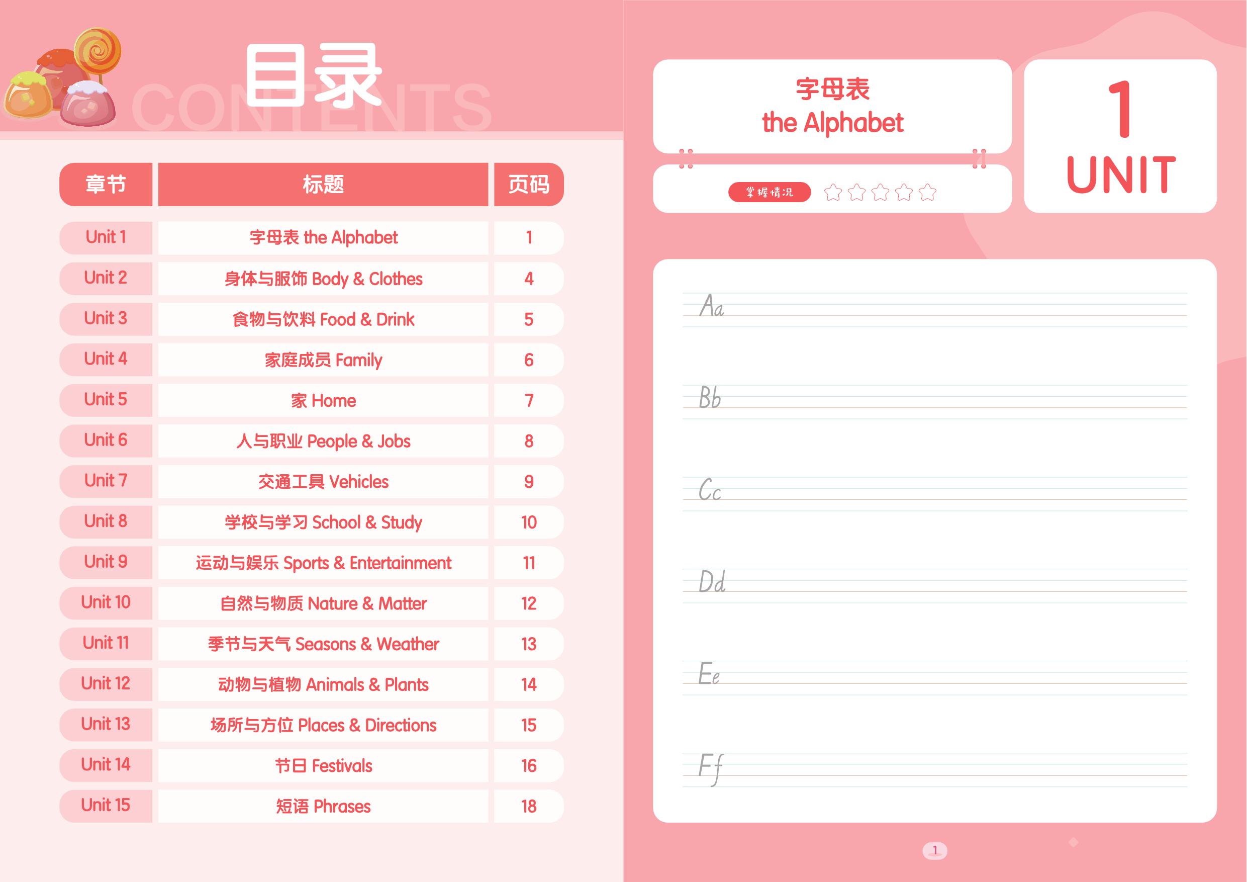 图片[1]-1-2年级英文书写基础训练，11页PDF电子版-淘学学资料库