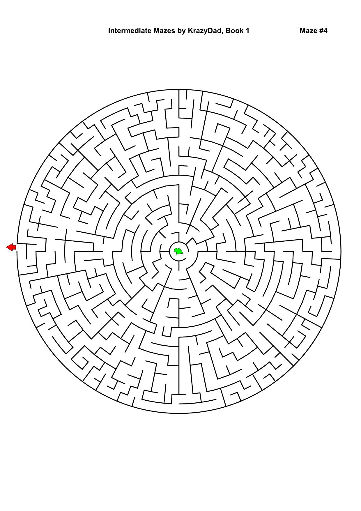 图片[1]-Intermediate Mazes (Ages 6-8)，1000页PDF-淘学学资料库