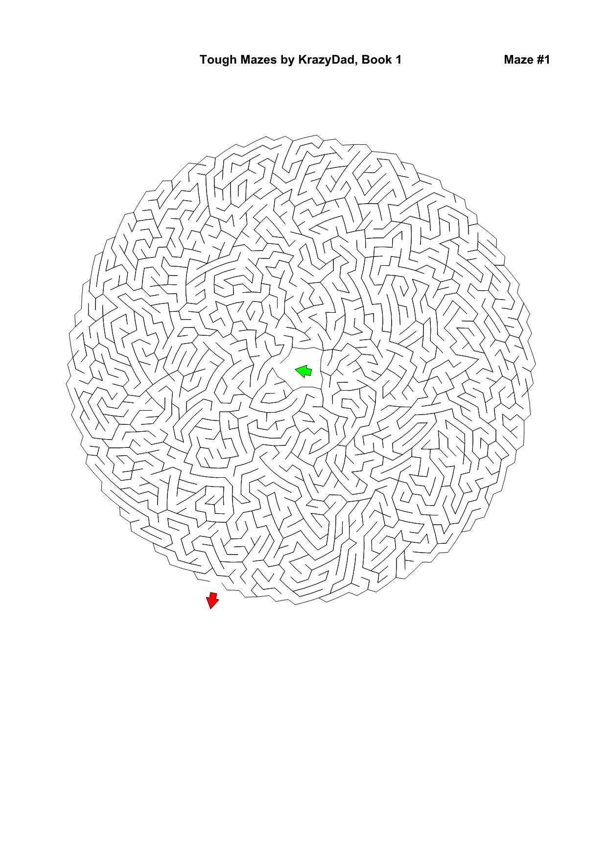 图片[1]-Tough Mazes (Ages 9-12+)，1000页PDF-淘学学资料库