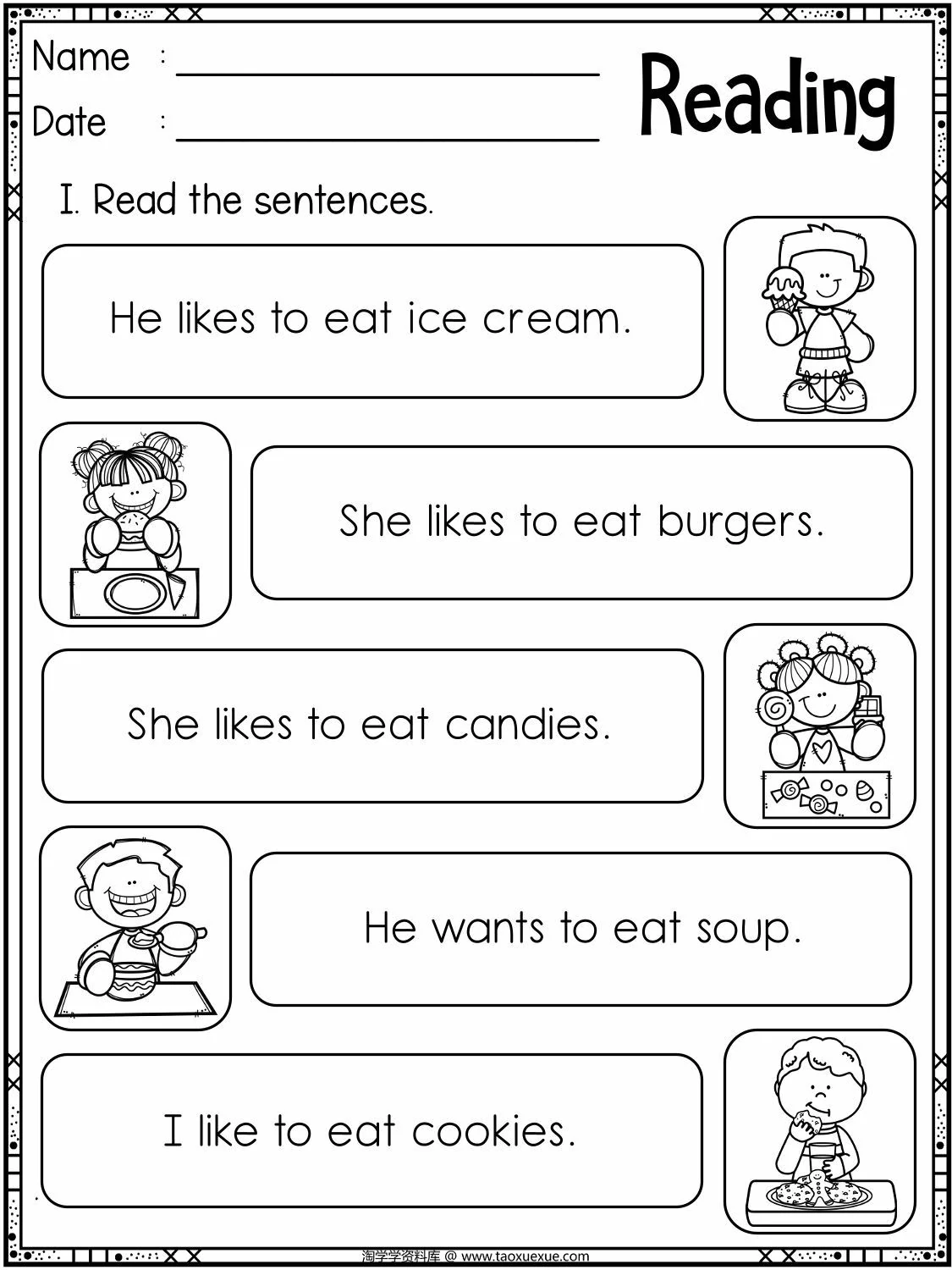 图片[2]-reading sentences_3，32页PDF电子版-淘学学资料库
