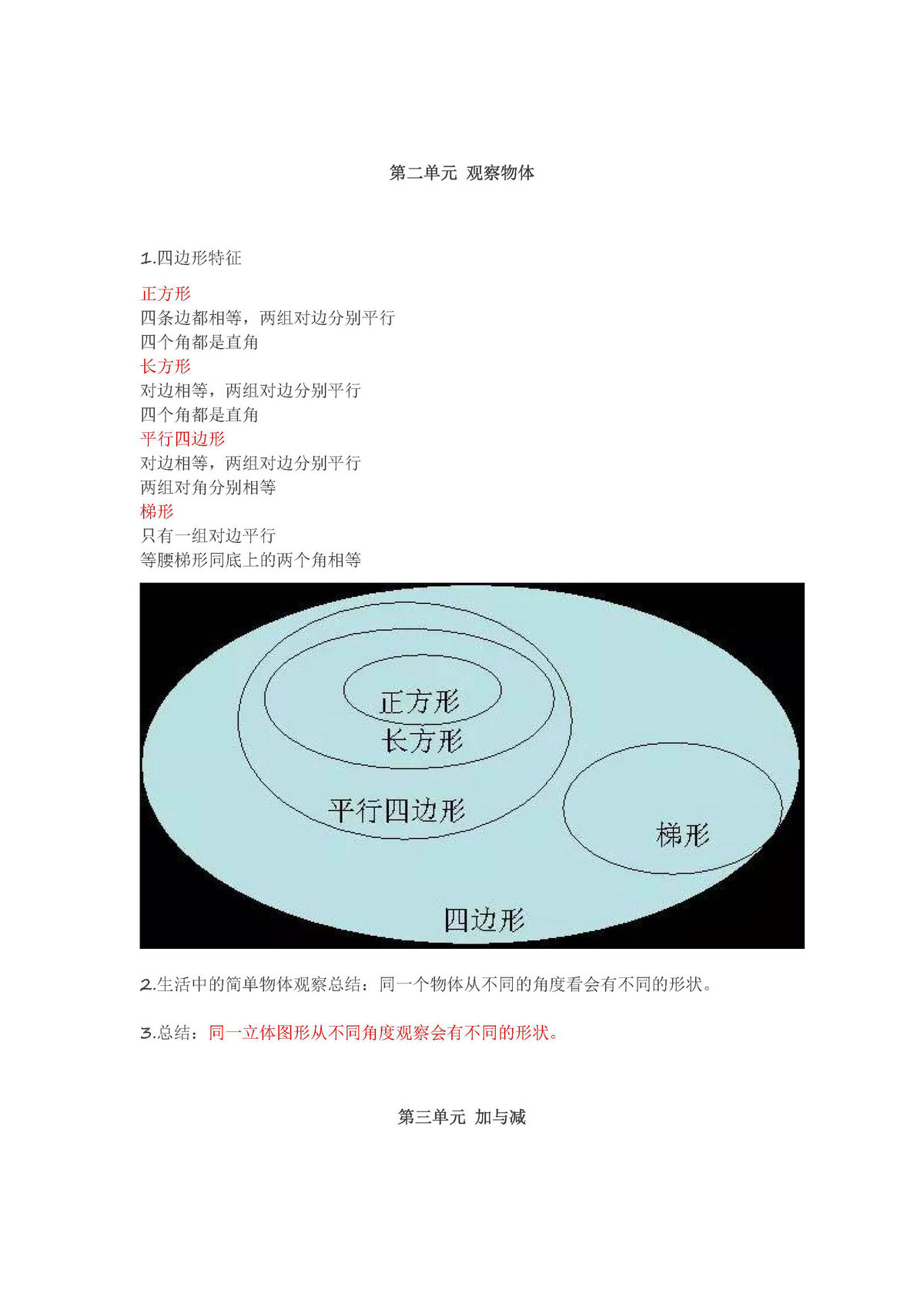 图片[2]-北师大版三年级数学上册知识点汇总-淘学学资料库
