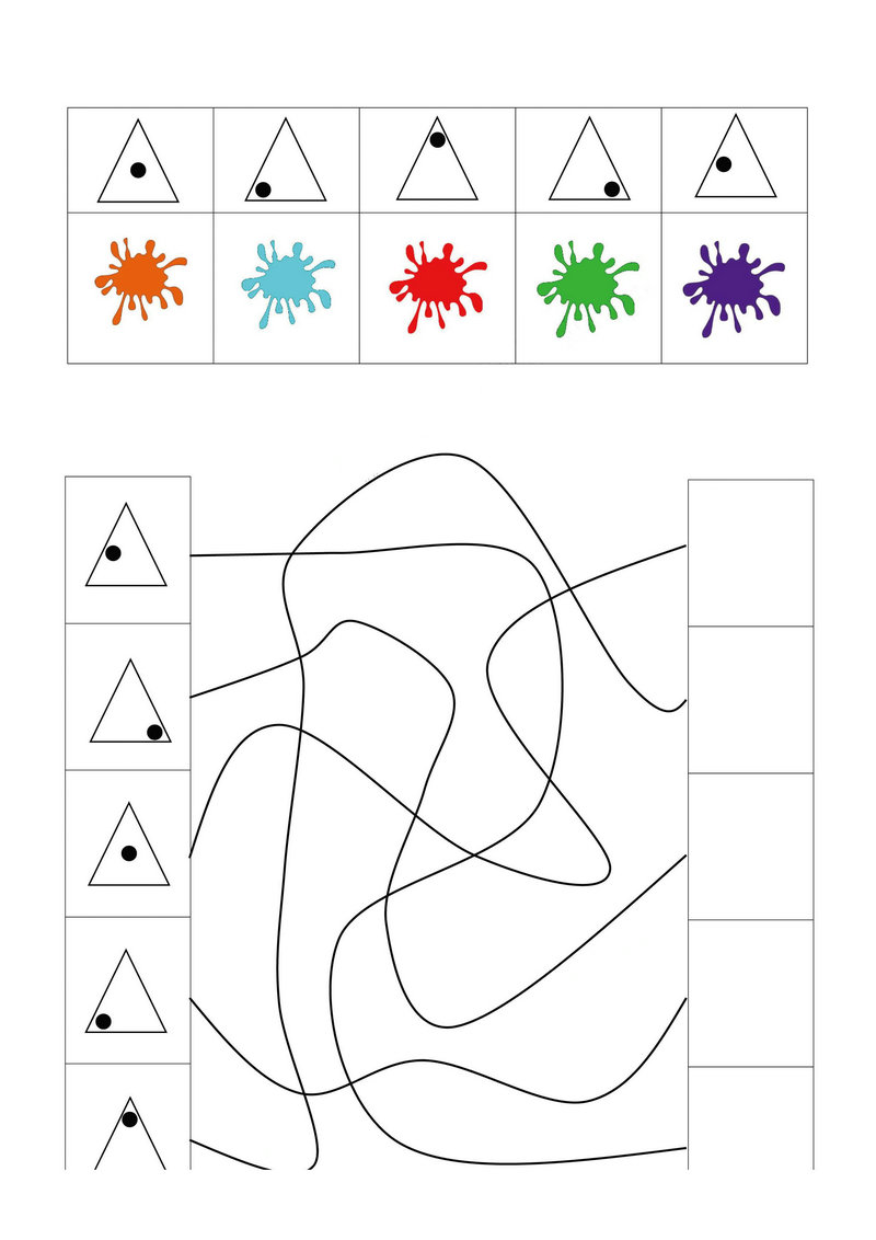 图片[2]-按照示范给图形填上对应的颜色_2-淘学学资料库