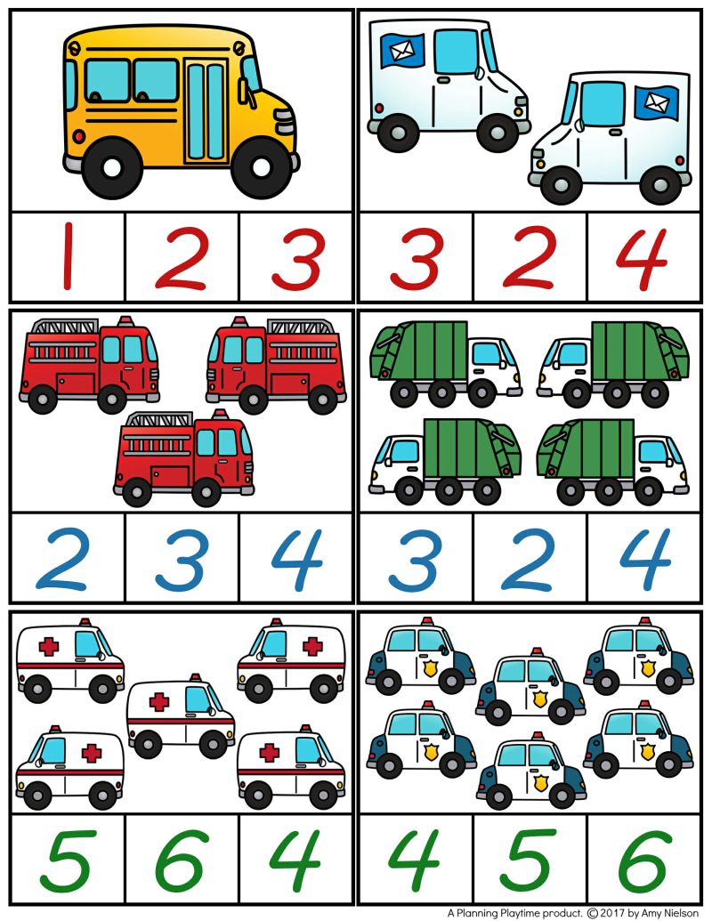 图片[6]-毛毛虫数字综合1-10 ,数学启蒙识数计数，PDF可下载-淘学学资料库
