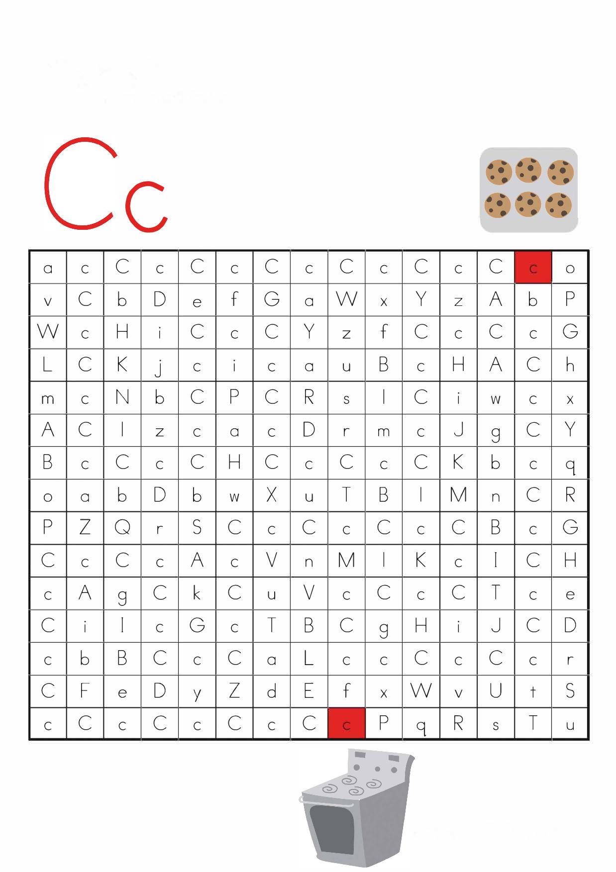 图片[3]-穿过由大小写字母组成的迷宫，专注力训练26页pdf可打印-淘学学资料库