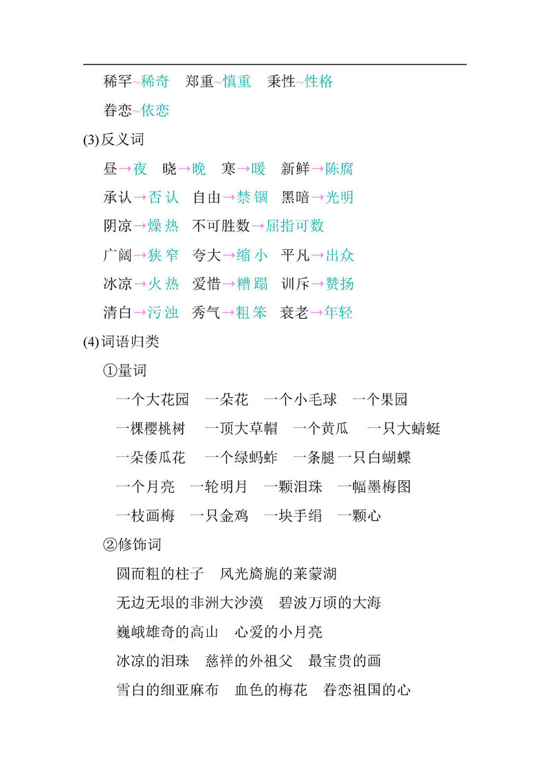 图片[3]-部编版五年级语文下册重点知识总结-淘学学资料库